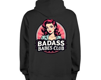 Badass Babes Club Hoodie, Unisex Heavyweight Cotton Blend Riding Gear
