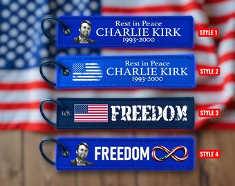 Charlie Kirk Key Chain