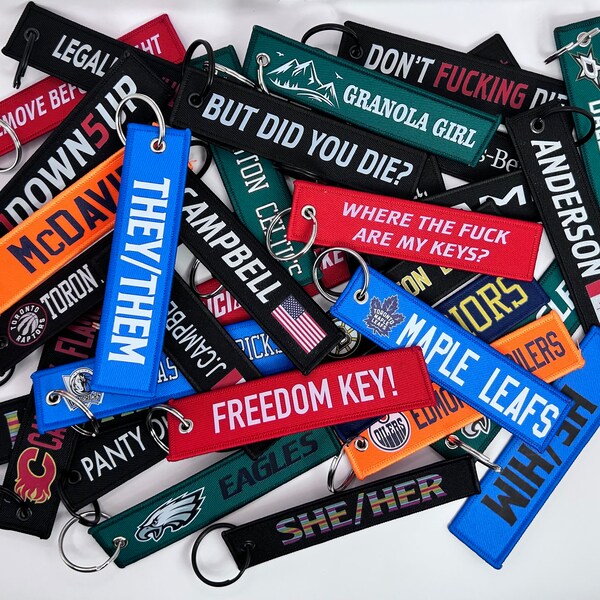 Sports Name Tag Etsy