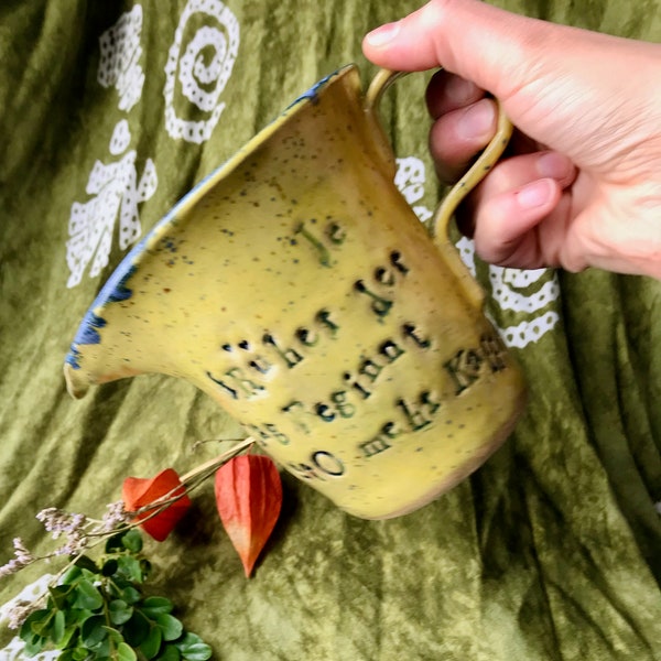 Keramik-Kännchen - mehr Kaffee...