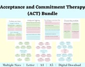 ACT Therapy Worksheets: Printable Counseling Tools (PDF)