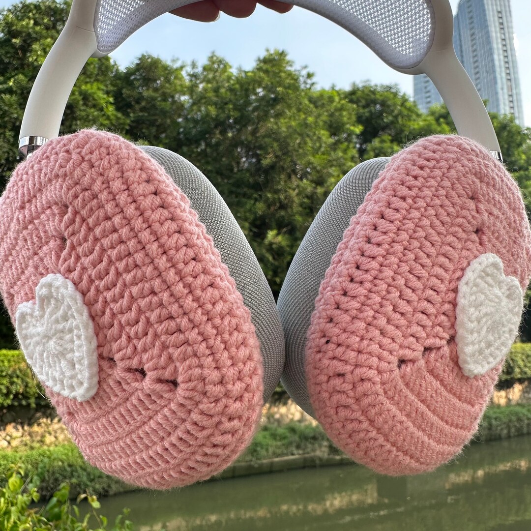 Airpods Max Headphone Covers Love Heart Design Crochet Etsy