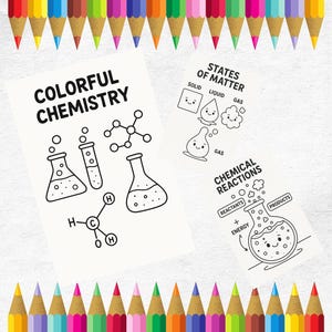 Chemistry Fun Coloring Book