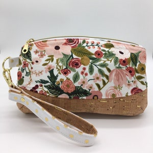 Rifle Paper Co Clematis Wristlet Pouch