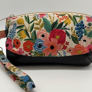 Rifle Paper Co Clematis Wristlet Pouch