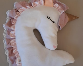 Unicorn cushion/throw pillow/unicorn/unicorn cuddly toy