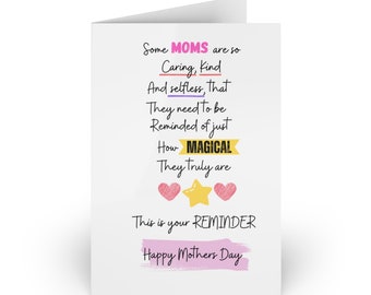 Magical Mum Mother's Day Card - This Is Your Reminder - Mothers Day Card - Mothers - Cards for Mothers Day