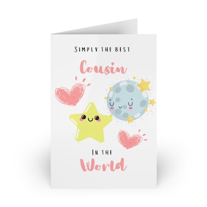 Carte d'anniversaire du meilleur cousin du monde - Le meilleur cousin du monde, tout simplement