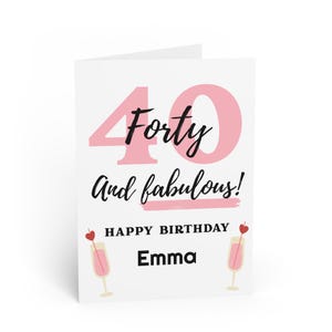 Cartes de voeux d'anniversaire - papeterie de célébration personnalisée, carte personnalisée des années 60, faire-part de fête amusant fait main