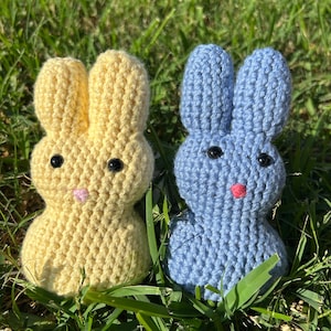 Crochet Easter Bunny Peep Plushie