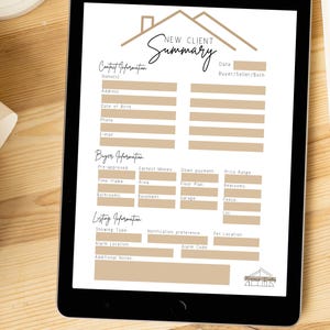 Client Summary | Real Estate Marketing and Organizational Template for ...