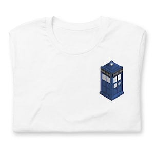Doctor Who Tardis / Police Box / Dr Who / T.A.R.D.I.S / t-shirt / Blue Box / Dr Who Tardis camicia / Camicia Unisex / Camicia girocollo