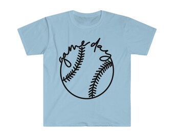 Baseball Mom Tshirt Women | Vintage Graphic Tee Funny Game Day Shirt