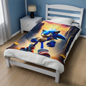 Sonic Hedgehog Soft Blanket