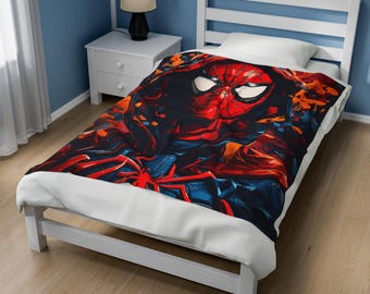 Manta de peluche de Spider-Man