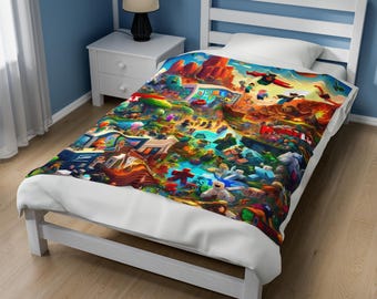 Roblox World Plush Blanket