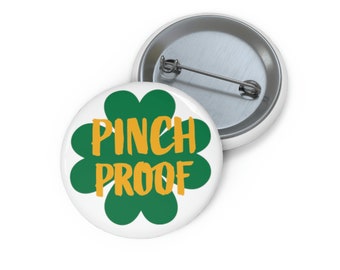 St. Patrick Day Custom Pin Buttons