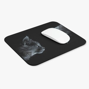 Grey Cats Mouse Pads, Mouse Mat Non-Slip Rubber Base Mousepad for Computer Laptop PC Gaming Working Office & Home