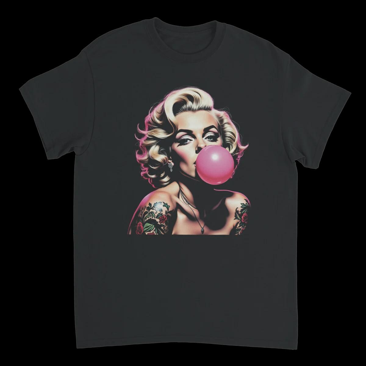 Marilyn monroe bubble gum tee - Etsy México