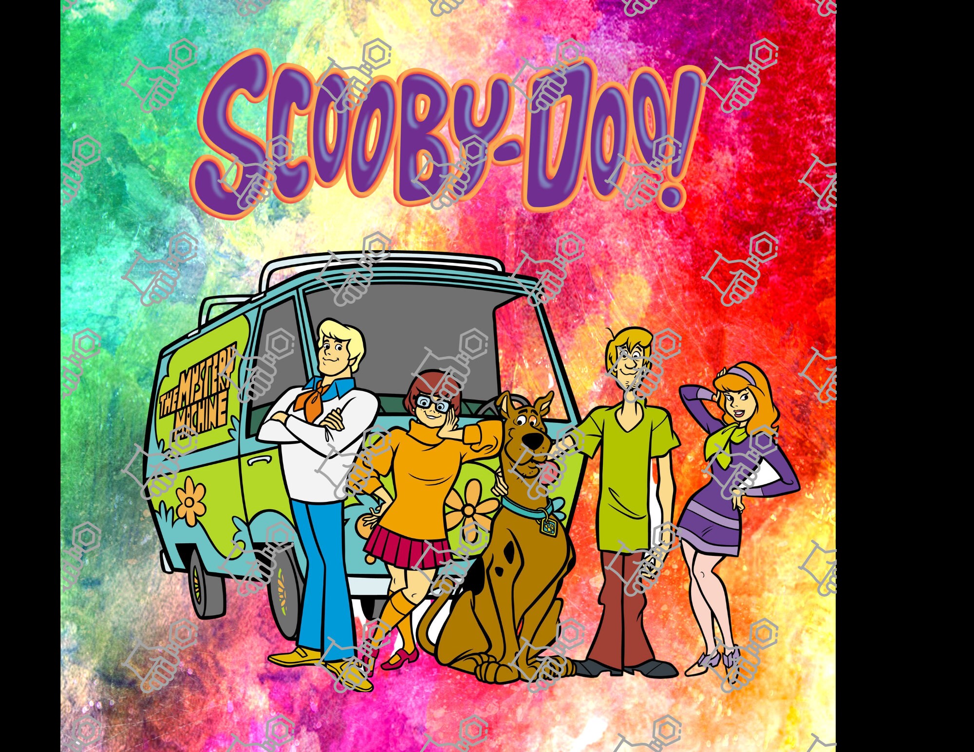 Scooby-doo 20 Oz. Tumbler Wrap Design Templates, PNG Sublimation ...