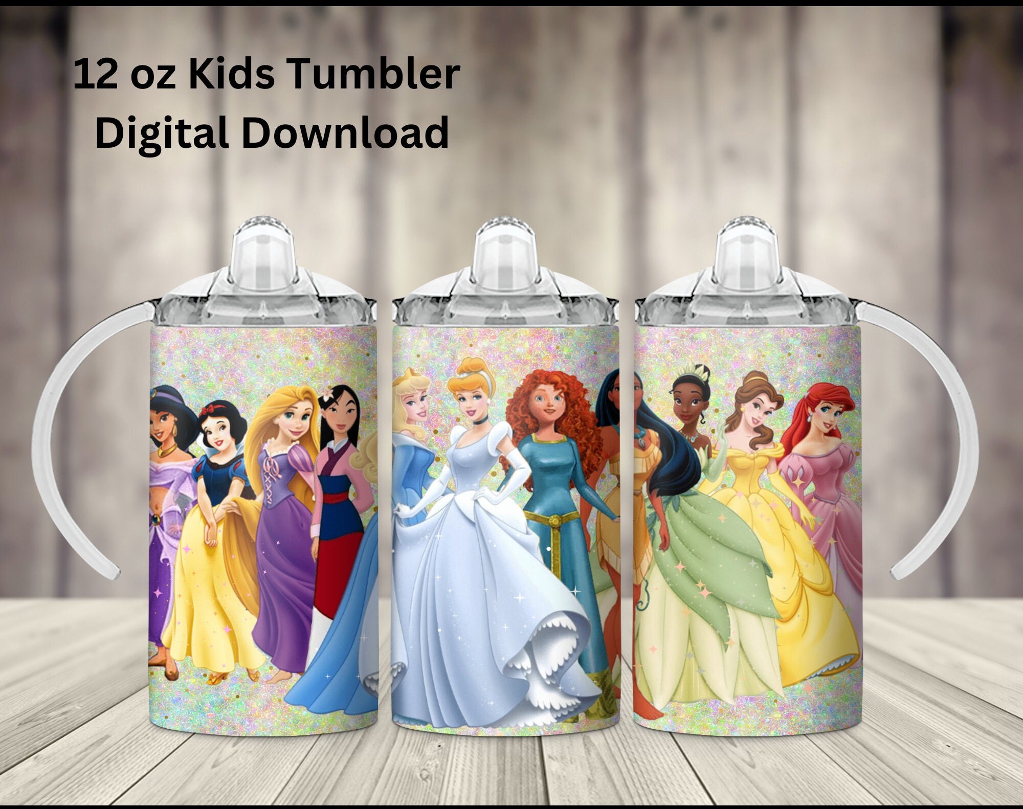 Disney Princess Tumbler – Crafty Designs By Jalisa