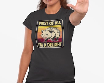 Funny Possum T-Shirt: Sarcastic Opossum Graphic Tee