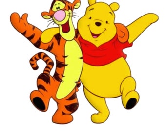 Tigger and Winnie the Pooh Svg, Png, jpg