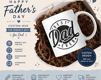 Tazza "Il miglior papà di sempre" - Tazza in ceramica da 325 ml