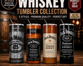 Bicchiere termico da 590 ml ispirato al whisky / Bicchiere termico sottile in stile rustico bourbon / Tazza da viaggio in acciaio inossidabile / Regalo per gli amanti del whisky