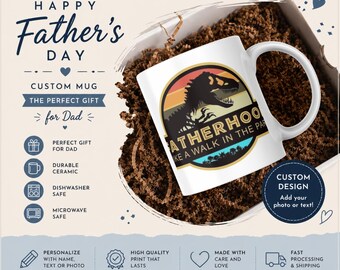 Fatherhood like a walk in the park 11oz Mug