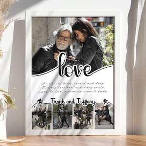 Editable Photo Frame Collage for Canva and Photoshop - Couples Day Bundle 02, Editable Templates, Frame Mockup, Moodboard, Chalkboard image 6