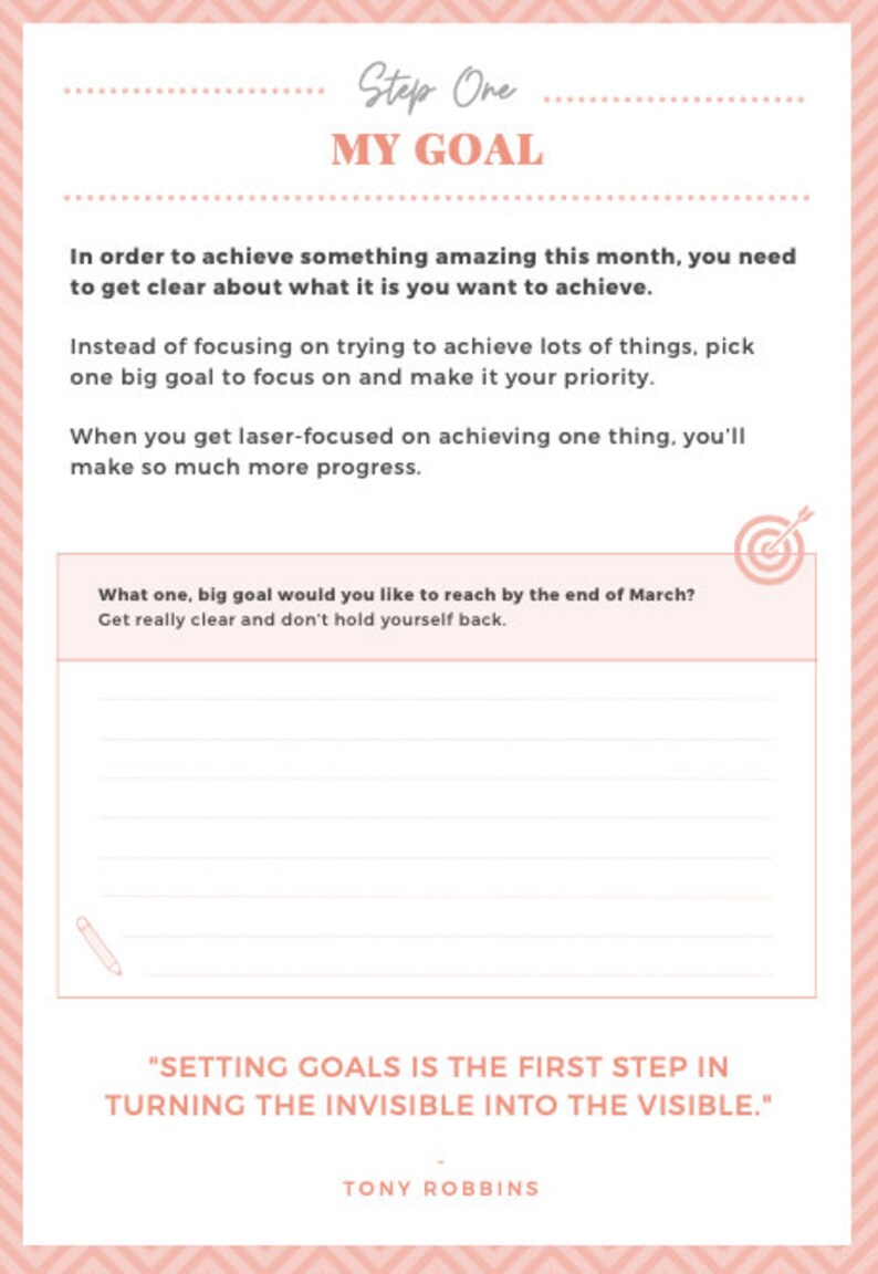 Ultimate 30 Day Planner Printable, Daily to Do List, Weekly Planner ...