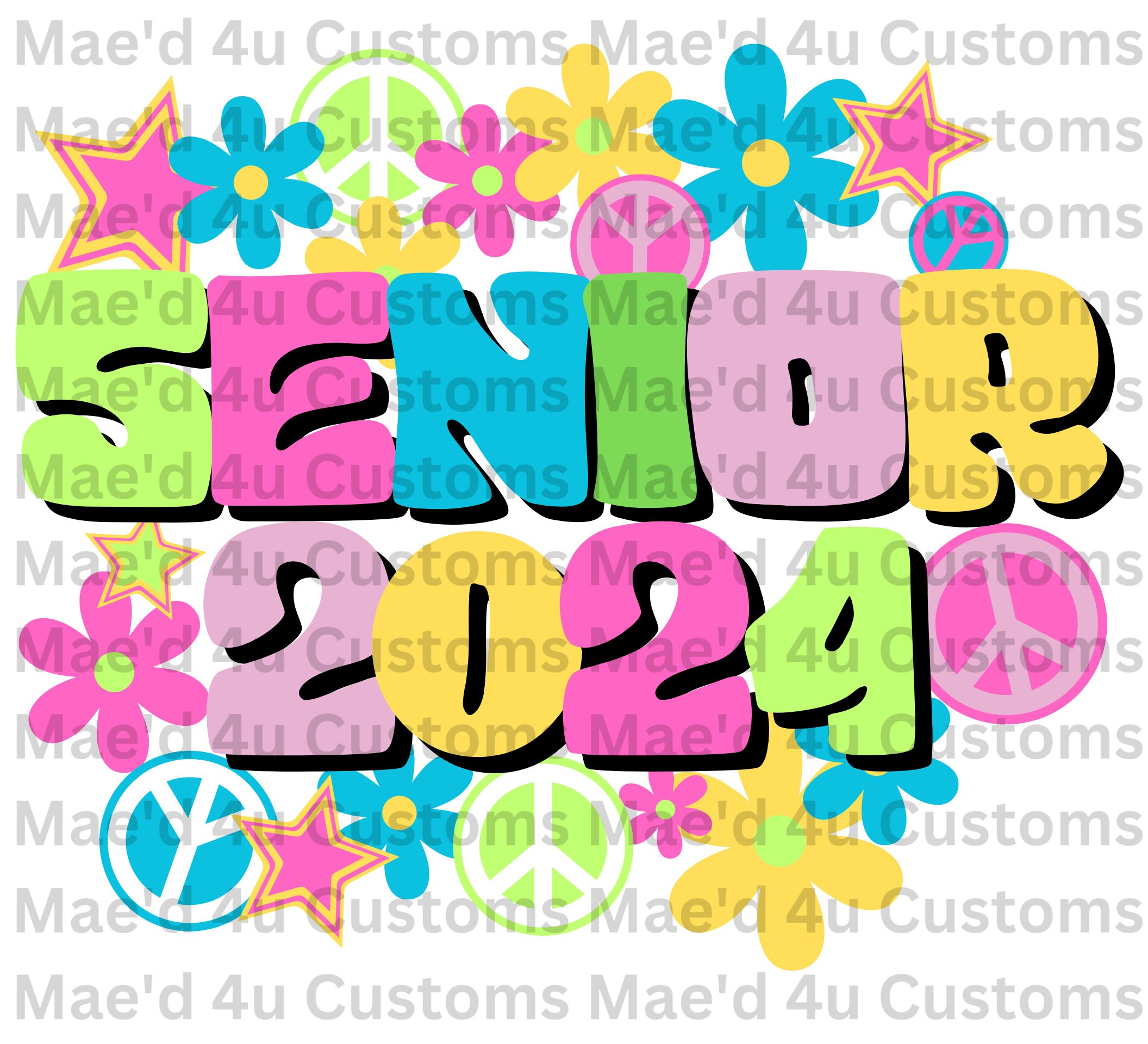 Senior 2024 PNG Senior 2024 Sublimation Class of 2024 Etsy Israel