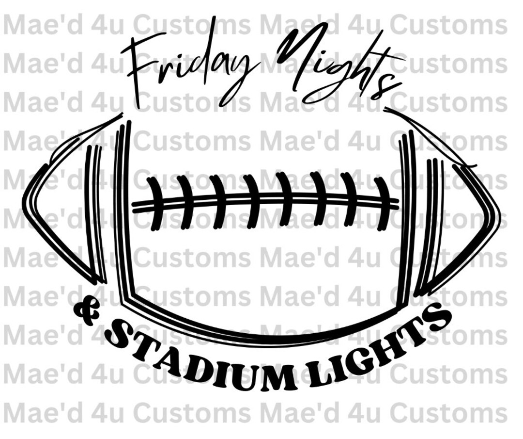 Friday Night Lights & Stadium Lights PNG / Friday Night Etsy