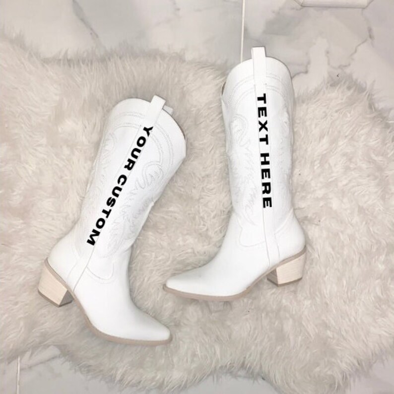 CUSTOMIZABLE COWBOY BOOT / Women's Cowgirl Boots Nashville Bachelorette