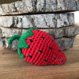 Handmade Amigurumi strawberry recipe