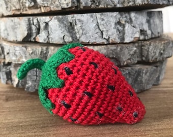 Handmade Amigurumi strawberry recipe