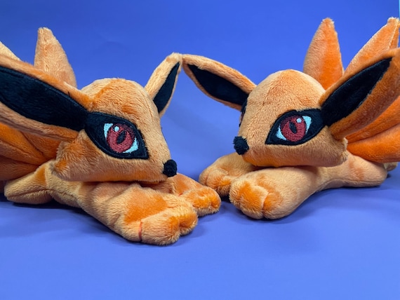Naru Kitsune Nine Tailed Fox Spirit Plush Plushie - Etsy