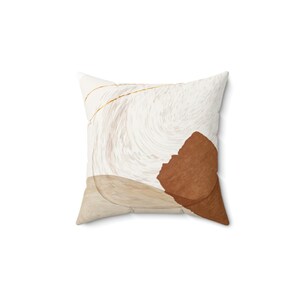 Faux Suede Square Pillow Case