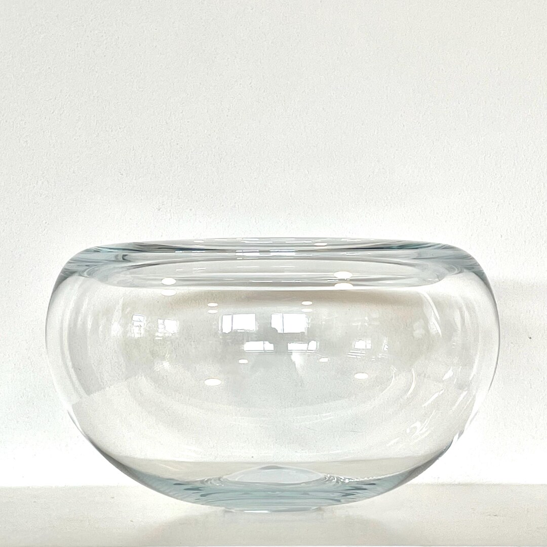 Vintage Holmegaard High End Glass Art Modernist per Lütken Design From the Mid Century in Form ...