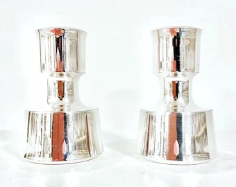 Vintage JH Quistgaard exclusive pair of candlesticks from Dansk Designs IHQ - Danish mid century modern design