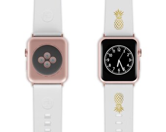 Correa para Apple Watch con forma de piña al revés, accesorio de estilo de vida coqueto