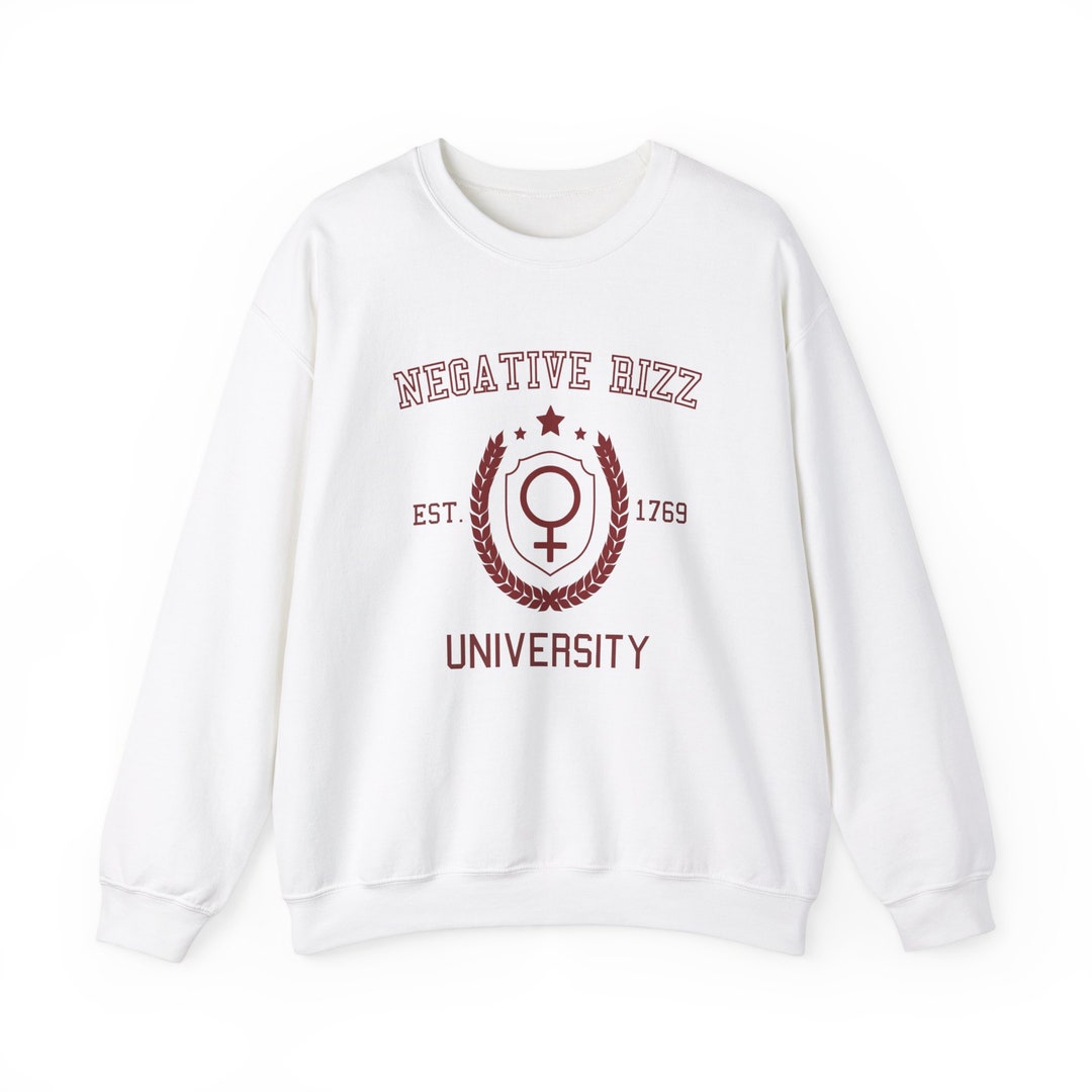 Rizz University College University Parody Design Funny Sweatshirt ...