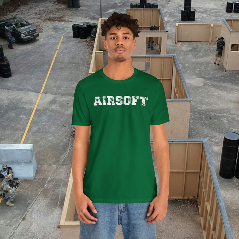 Airsoft T-shirt Airsoft Player's Shirt Design Unisex Jersey Short ...