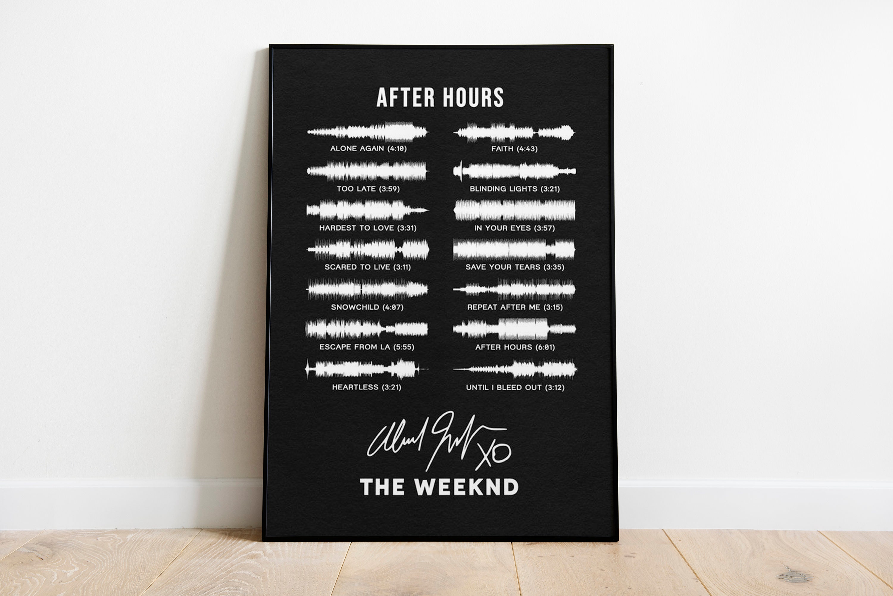 Discover The Weeknd Poster | The Weeknd After Hours Poster | The Weeknd Album Cover Posters