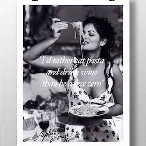 Sophia Loren: Makaron i wino