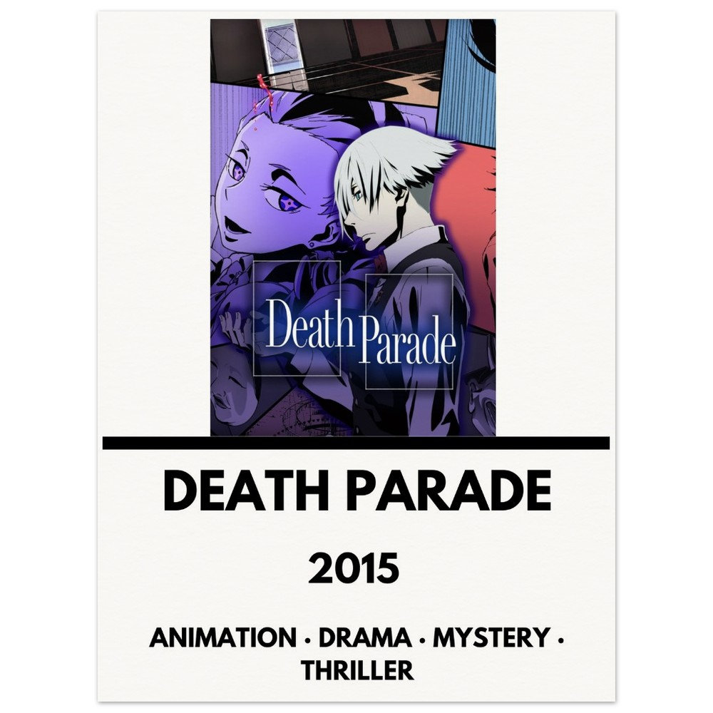 V7350 Death Parade Cool Concert Characters Anime Manga Art WALL POSTER  PRINT