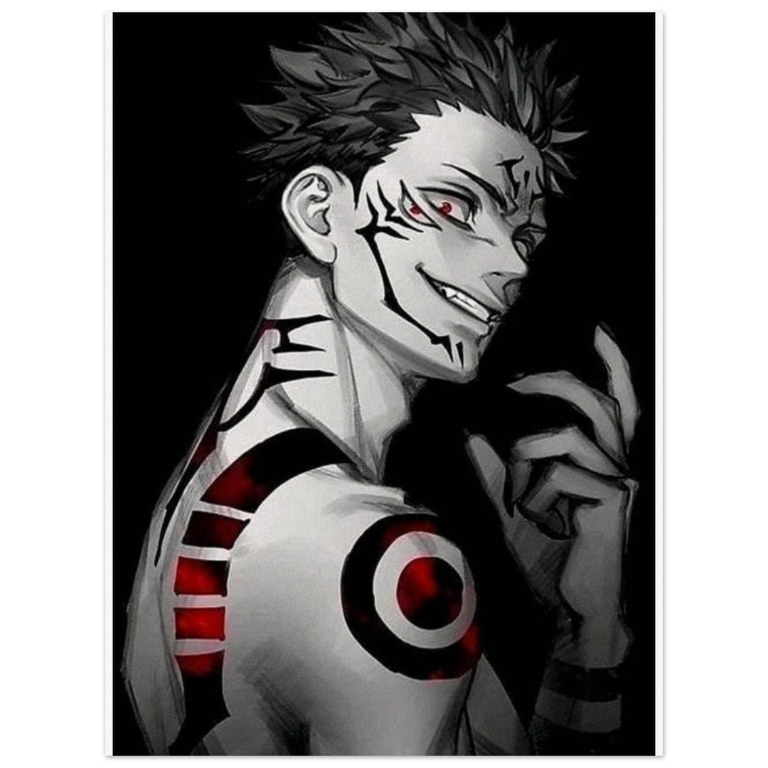 Jujutsu Kaisen Sakuna Anime Poster Minimalist Anime Poster Etsy