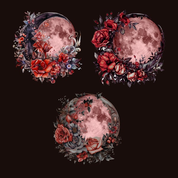 Blood Moon Vinyl Stickers