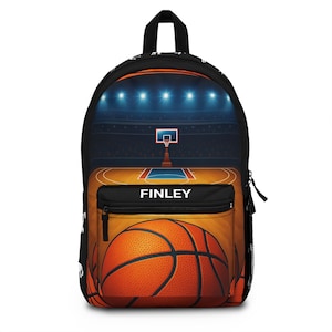 Custom Basketball Backpack | Personalized Sports Bag for Kids | Perfect Gift for Players Back to School Essentials | Great for Gifts
